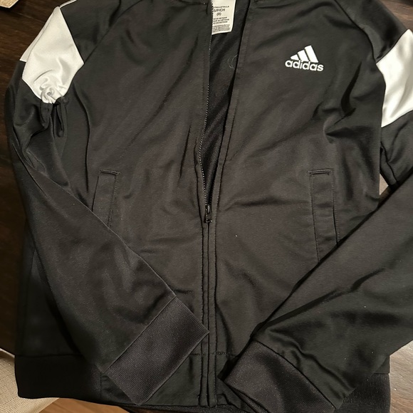 Adidas Track Pants Joggers AK4547 & Bomber Jacket Set Used Boys Girls Unisex - Picture 5 of 7